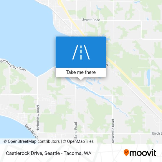 Mapa de Castlerock Drive