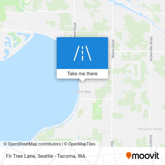 Fir Tree Lane map