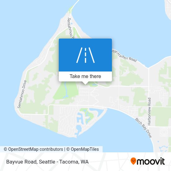 Bayvue Road map