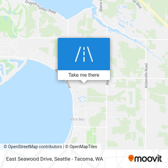 East Seawood Drive map