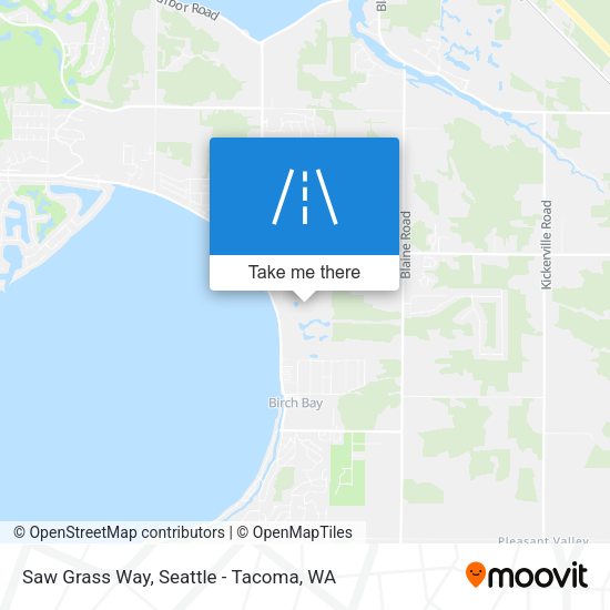 Saw Grass Way map