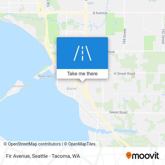 Fir Avenue map