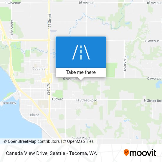 Canada View Drive map