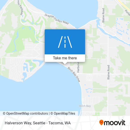 Halverson Way map