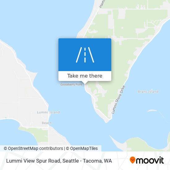 Mapa de Lummi View Spur Road