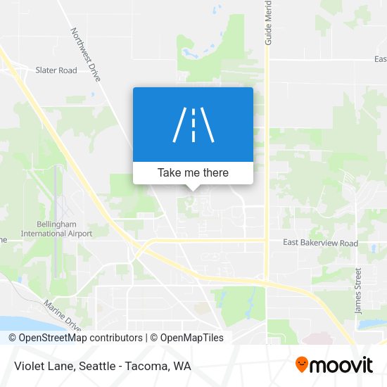 Violet Lane map