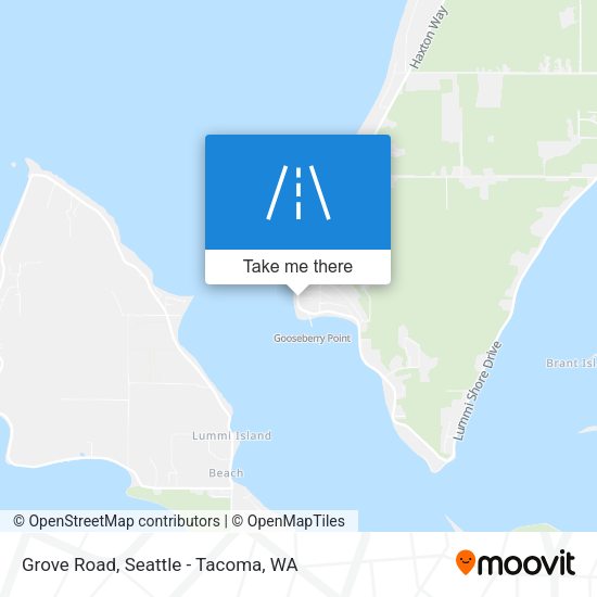 Grove Road map