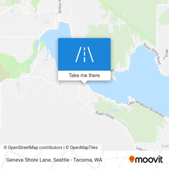 Geneva Shore Lane map