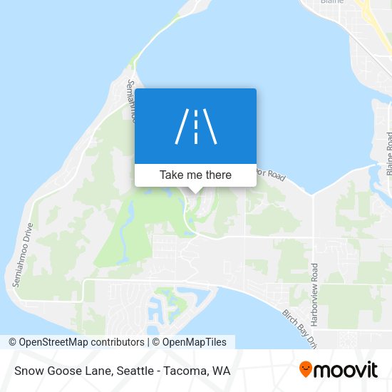 Mapa de Snow Goose Lane