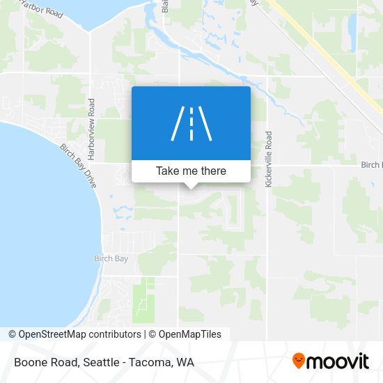 Boone Road map