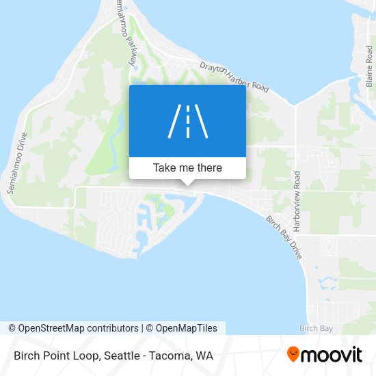 Birch Point Loop map