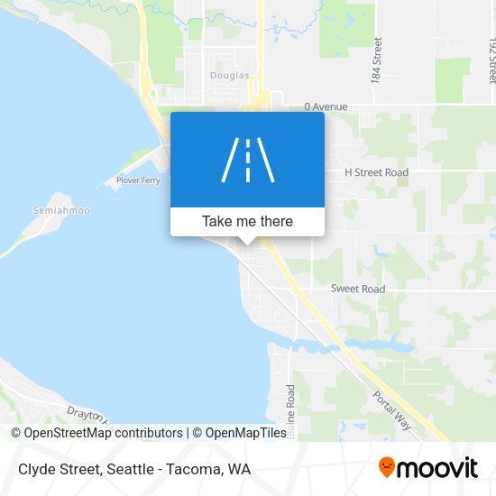 Clyde Street map