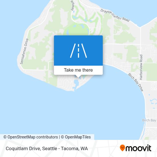 Mapa de Coquitlam Drive