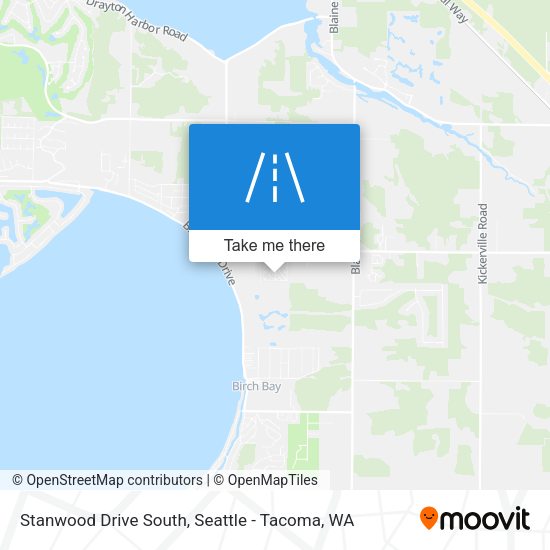 Stanwood Drive South map