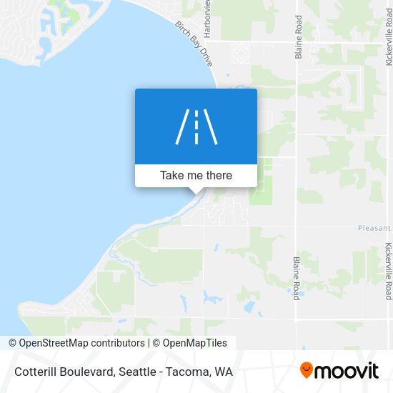 Cotterill Boulevard map