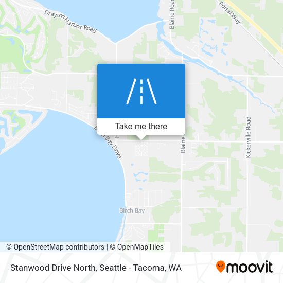 Stanwood Drive North map