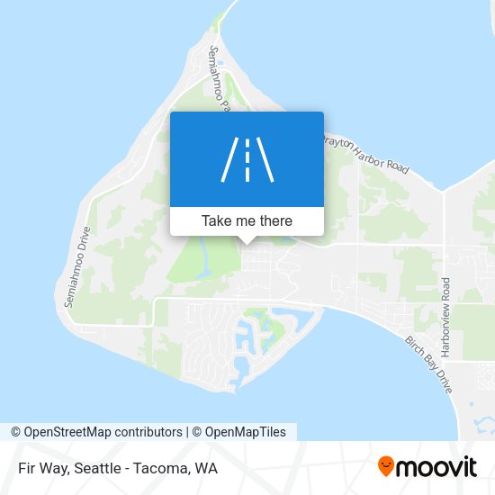 Fir Way map