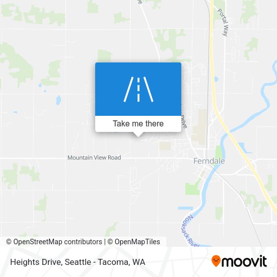 Heights Drive map