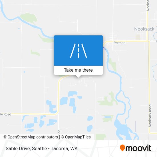 Sable Drive map