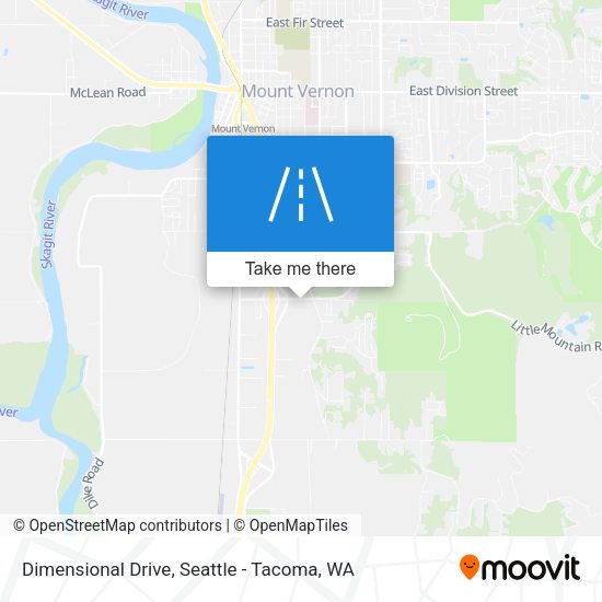 Dimensional Drive map