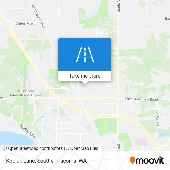 Kodiak Lane map
