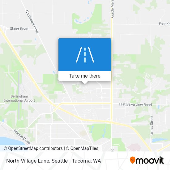 North Village Lane map