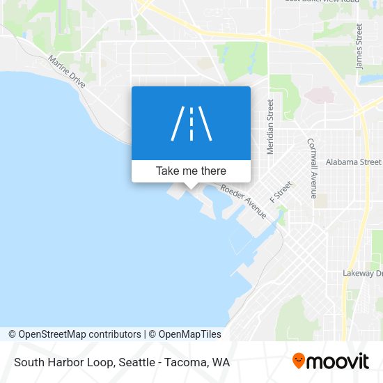 South Harbor Loop map