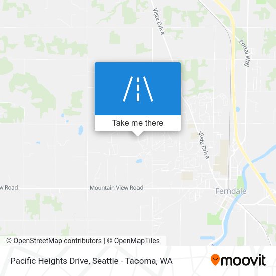 Pacific Heights Drive map