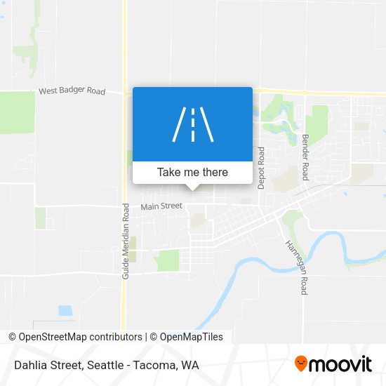 Dahlia Street map