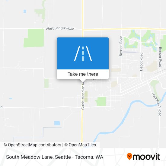 South Meadow Lane map