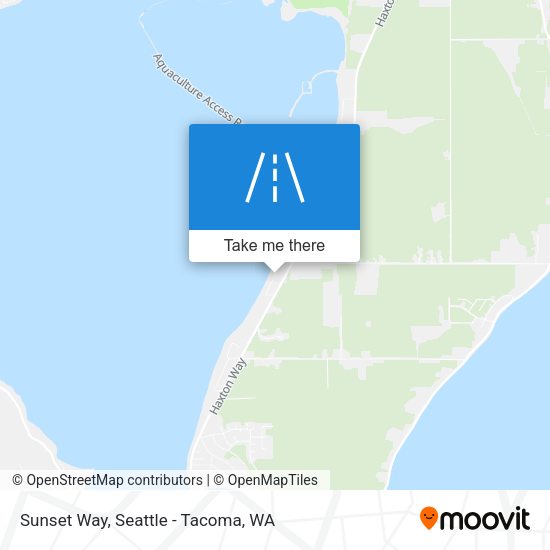 Sunset Way map