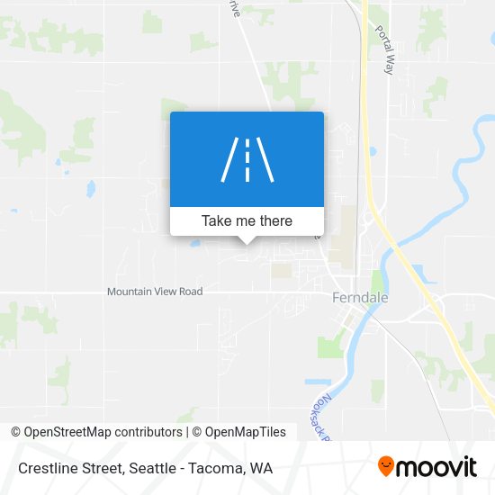 Crestline Street map