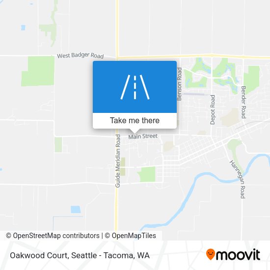 Oakwood Court map