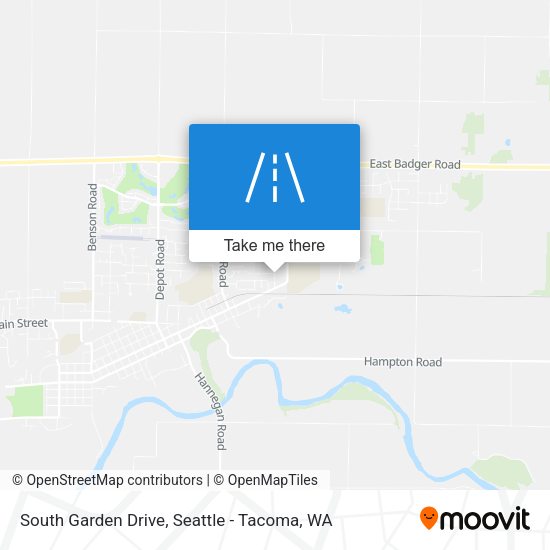 Mapa de South Garden Drive