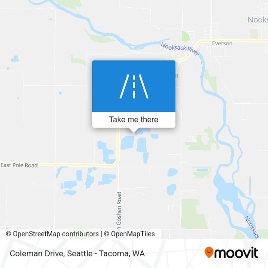 Mapa de Coleman Drive