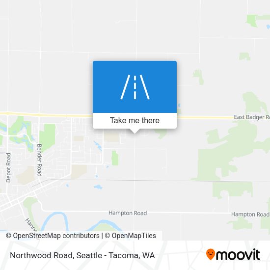 Northwood Road map