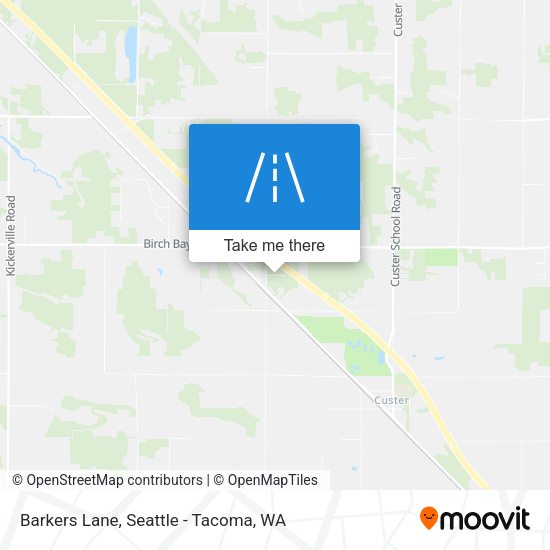 Barkers Lane map