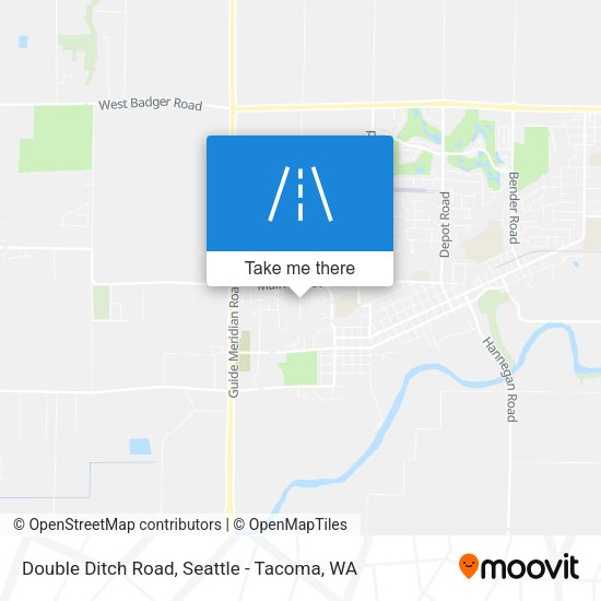 Double Ditch Road map