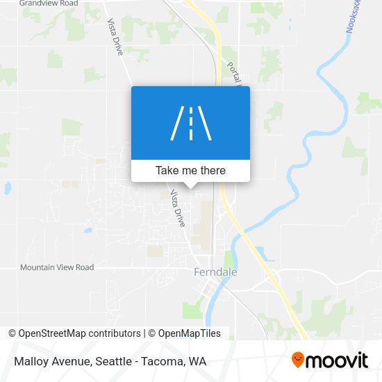 Malloy Avenue map