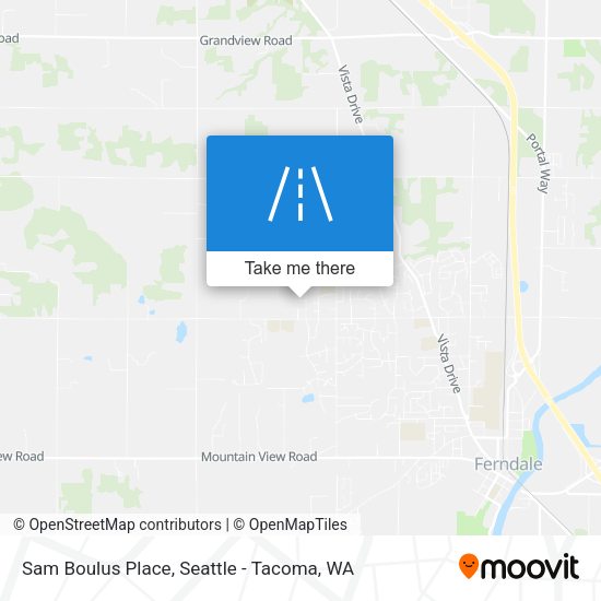Sam Boulus Place map