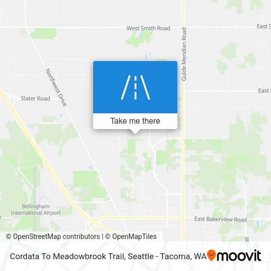 Cordata To Meadowbrook Trail map