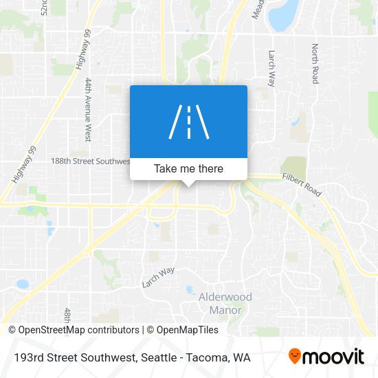 193rd Street Southwest map