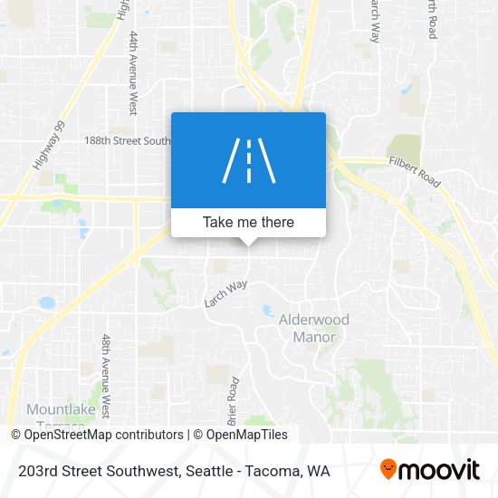 203rd Street Southwest map