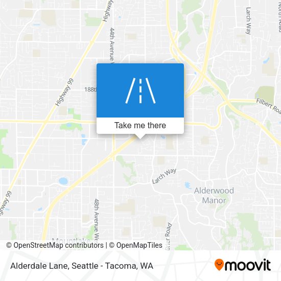 Alderdale Lane map