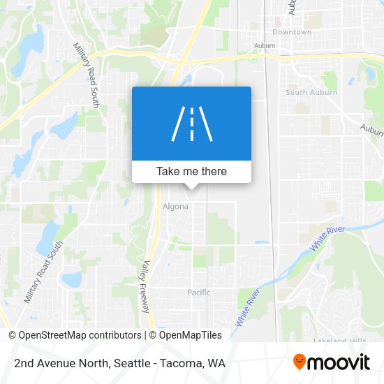 2nd Avenue North map