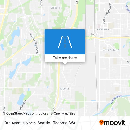 9th Avenue North map
