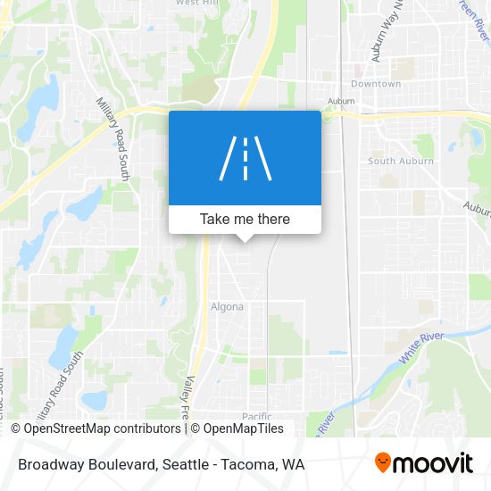 Broadway Boulevard map