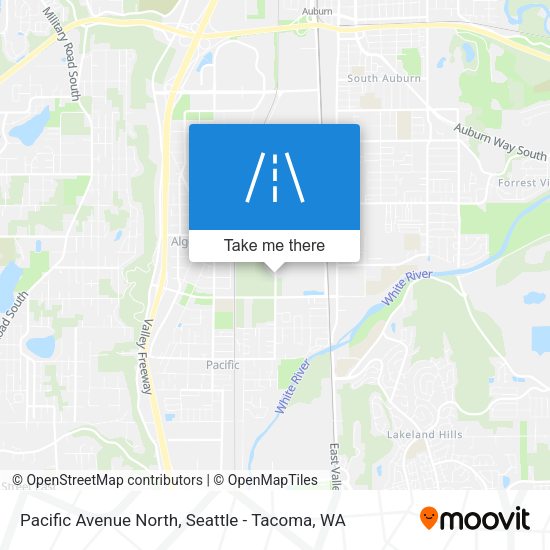 Pacific Avenue North map