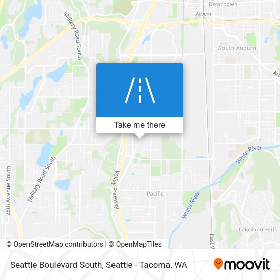 Seattle Boulevard South map