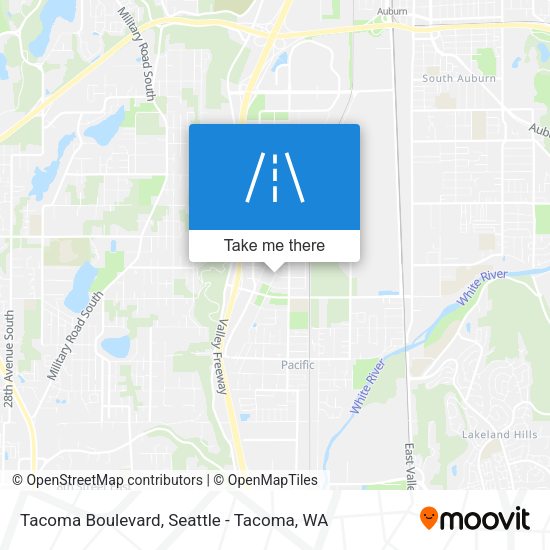 Tacoma Boulevard map